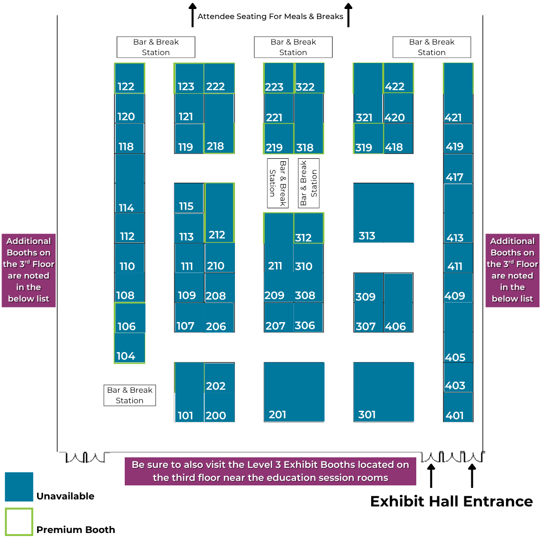 2026 Exhibitor Floor Plan 2026 Exhibitor Floor Plan