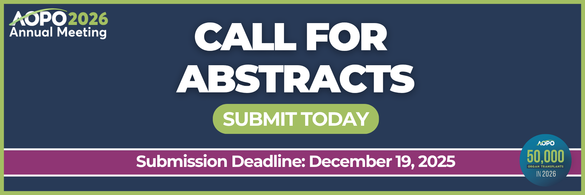 AOPO 2026 AM Call for Abstracts
