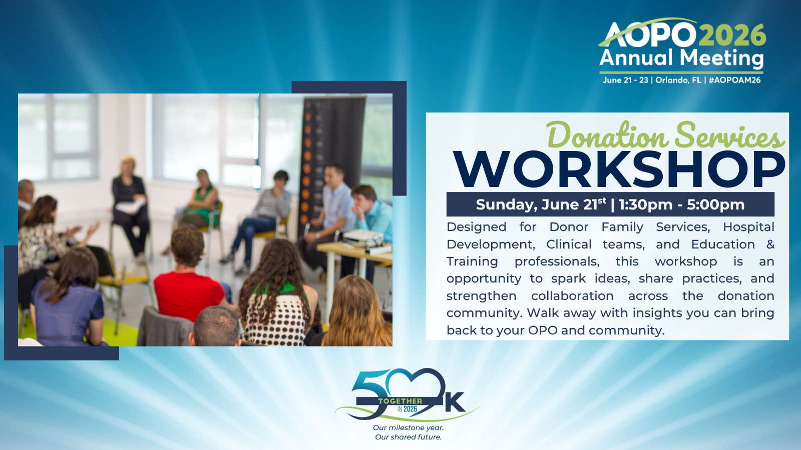 Donation Services Workshop Feat Event