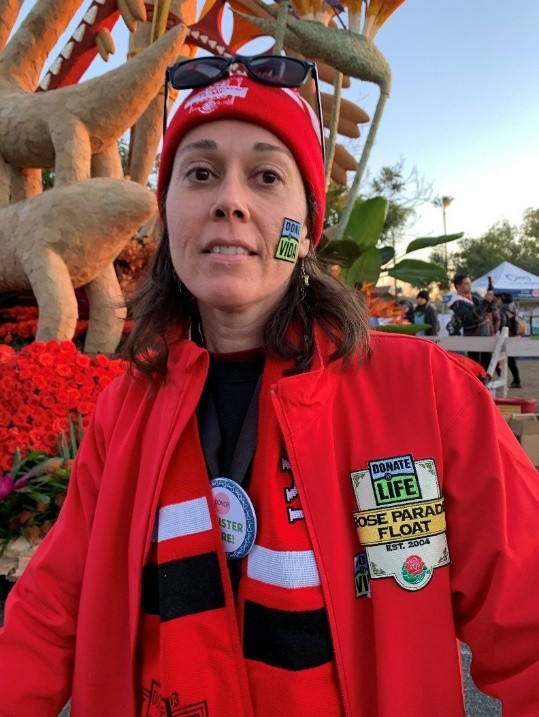 Rachel at 2019 Rose Parade